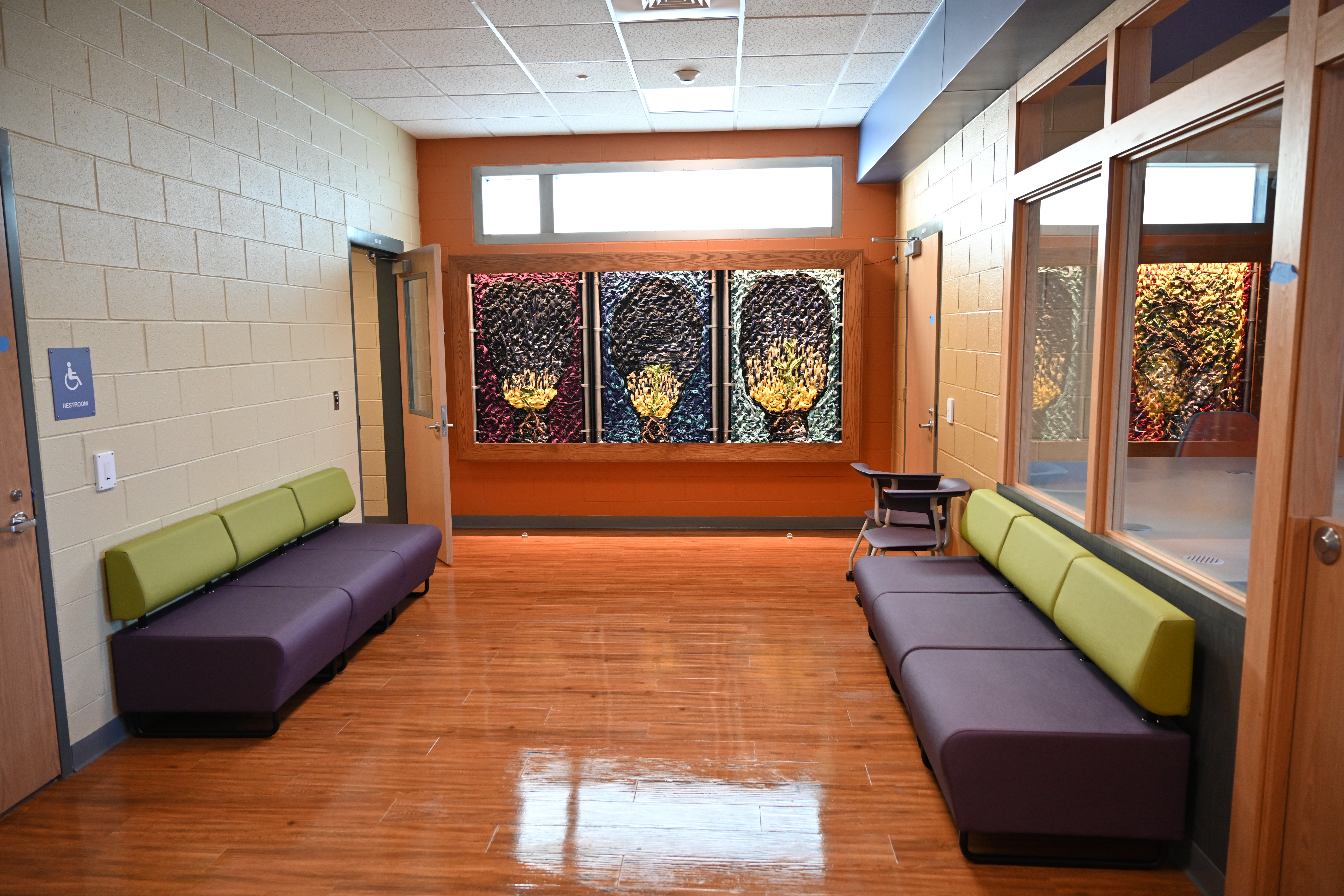 Intake room at Prairie Vista Youth Services Center