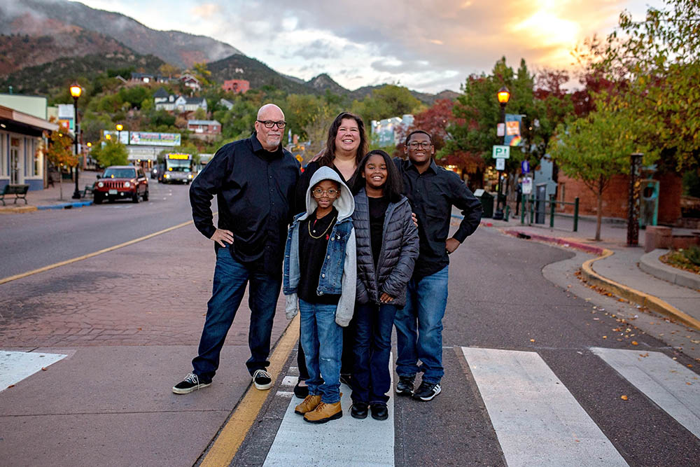 Aaron, Victoria and the family