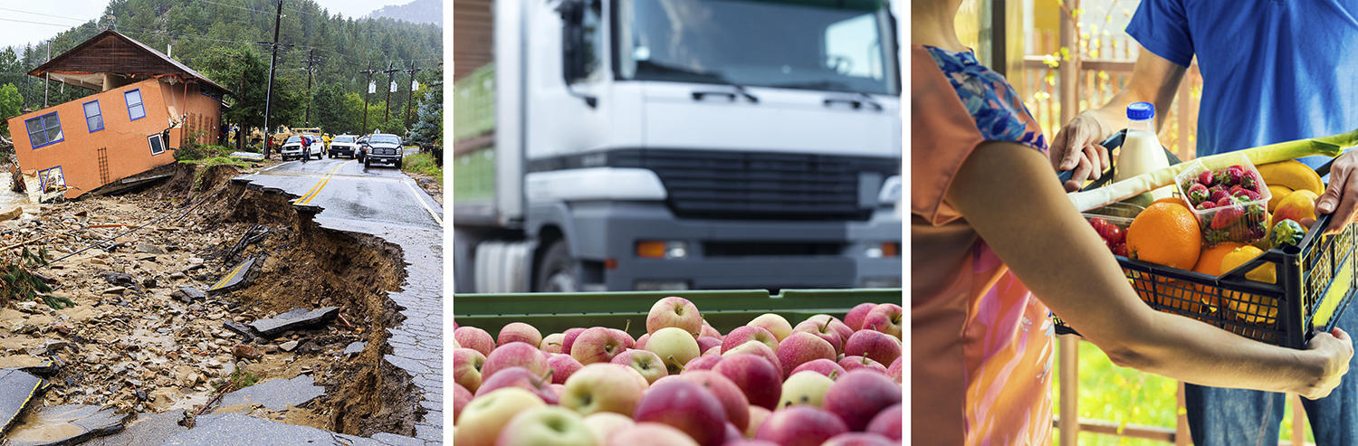 Disaster feeding and commodity alerts