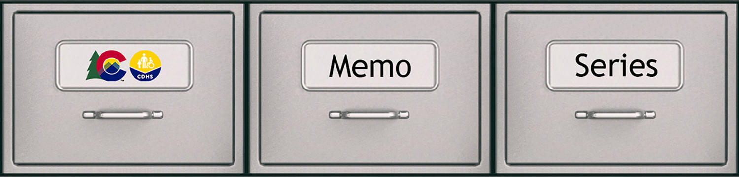 CDHS Memo Series header image